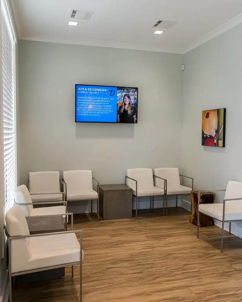 Waiting area at Hope Therapy Center