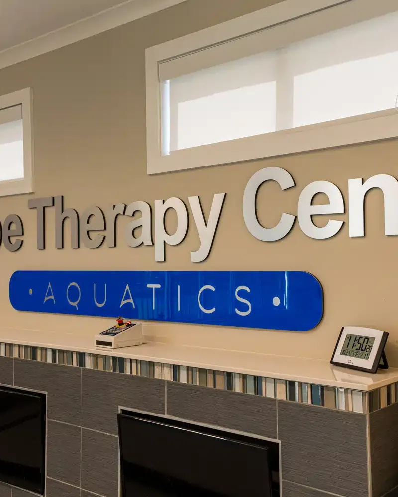 Hope Therapy Center Aquatics signage