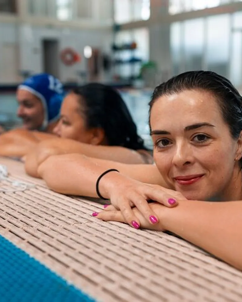 Aquatic therapy in the warm water pool at Hope Therapy Center in Lake Charles