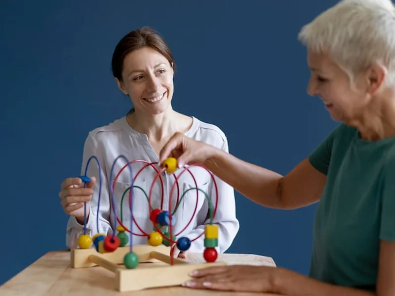 Occupational therapy session at Hope Therapy Center in Lake Charles
