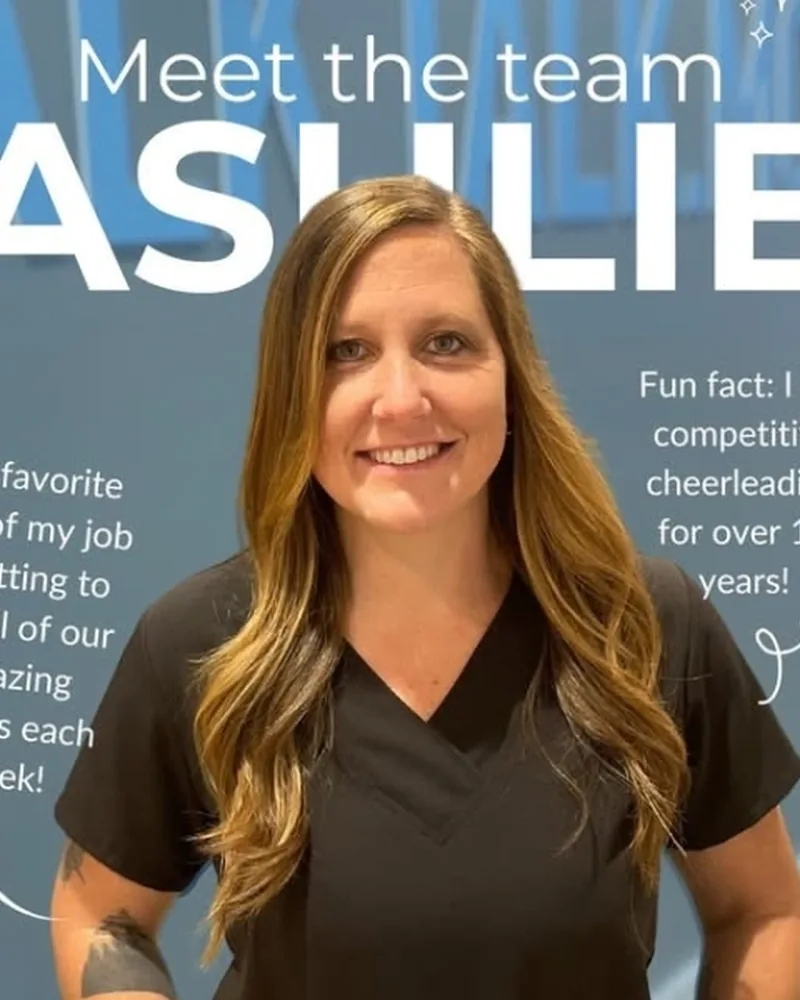 Portrait of Ashlie Bell, receptionist at Hope Therapy Center